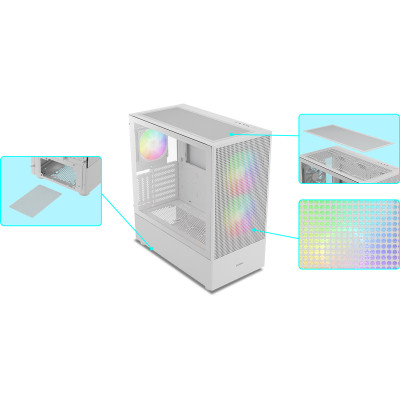 Корпус Gamdias TALOS M3 MESH WH (4711514500905) Винница - изображение 4