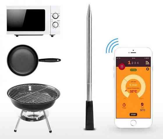 Бездротової Bluetooth термометр щуп Термощуп для духовки Вінниця