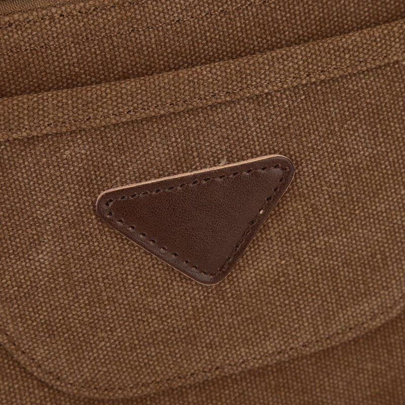 Сумка текстильная для ноутбука Vintage 20183 Коричневая Киев - изображение 6