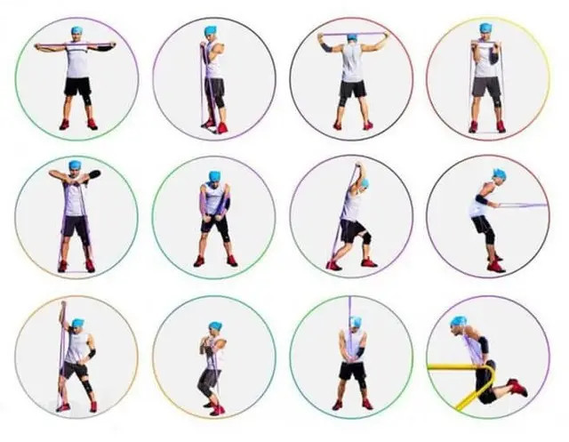 U-POWEX UP_1065 Power Band Level 5 (23–57 кг), оливкова еспандер-петля для фітнесу та кросфіту​ Київ - фото 7