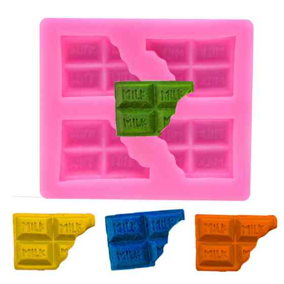 Молд кондитерский Шоколад 63 на 72 мм розовый Киев