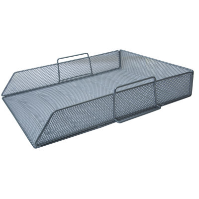 Лоток для бумаг Buromax горизонтальный, металлический, серебристый (BM.6254-24) Винница - изображение 1