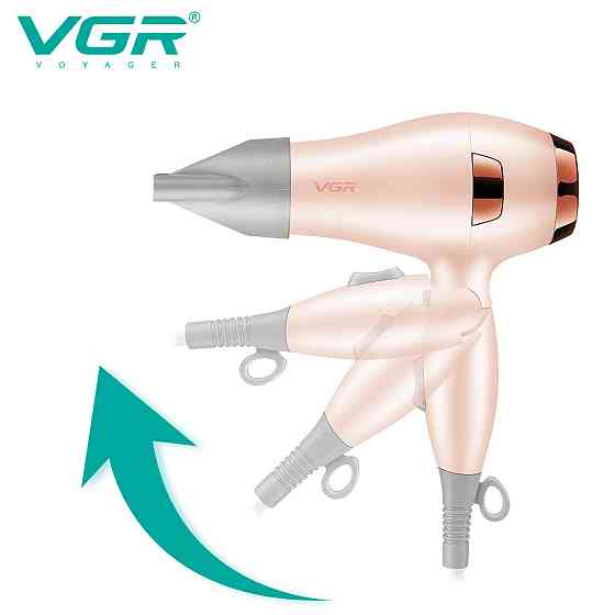 Хороший электрический фен VGR, Электрический фен для волос с диффузором для любых типов волос YN-33 Киев