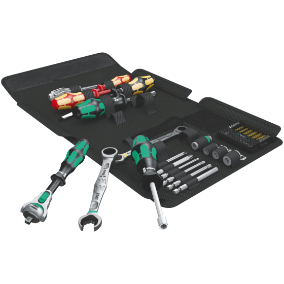 Набір торцевих головок з тріскачкою, подовжувачем 1/4"+діелектричні викрутки+подовжені біти 25од. Wera Kompakt SH 1 05135927001 Одеса