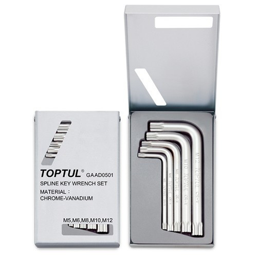 Набір ключів SPLINE Г-образних TOPTUL М5-М12 GAAD0501 Одеса - фото 1