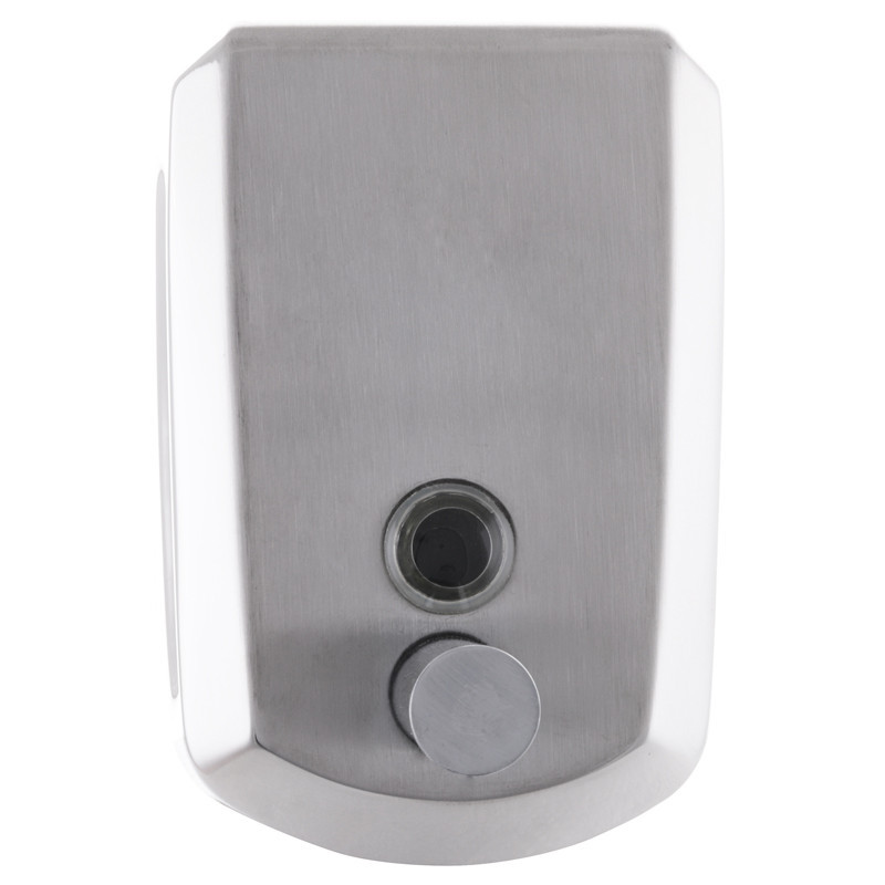 Дозатор для жидкого мыла настенный металлический на 500 мл Zerix LR404 (ZX2716) Черновцы - изображение 2