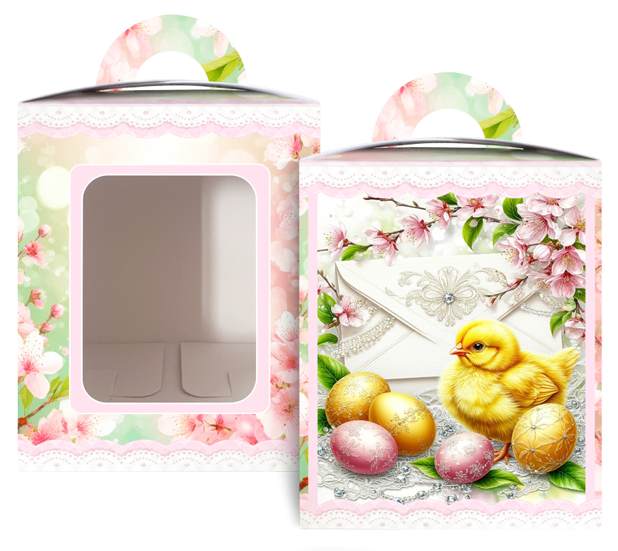 Коробка під великодня Великодня 14 см * 14 см*18,7 см (400 гм) No3 (1 шт.) Харків - фото 5
