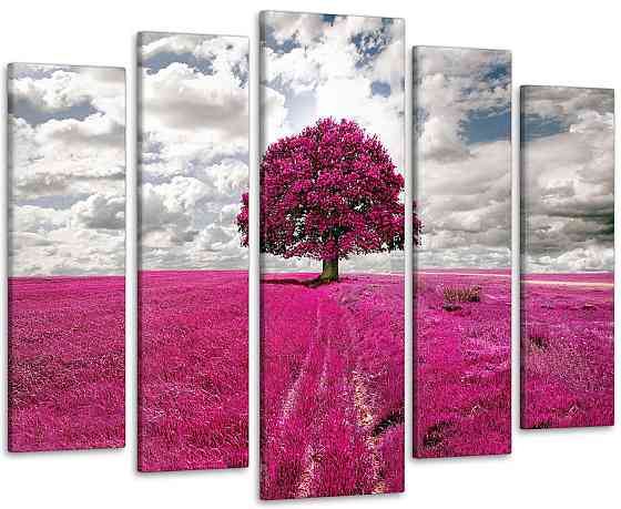 Модульна картина Дерево Поле Art-200_5 Київ