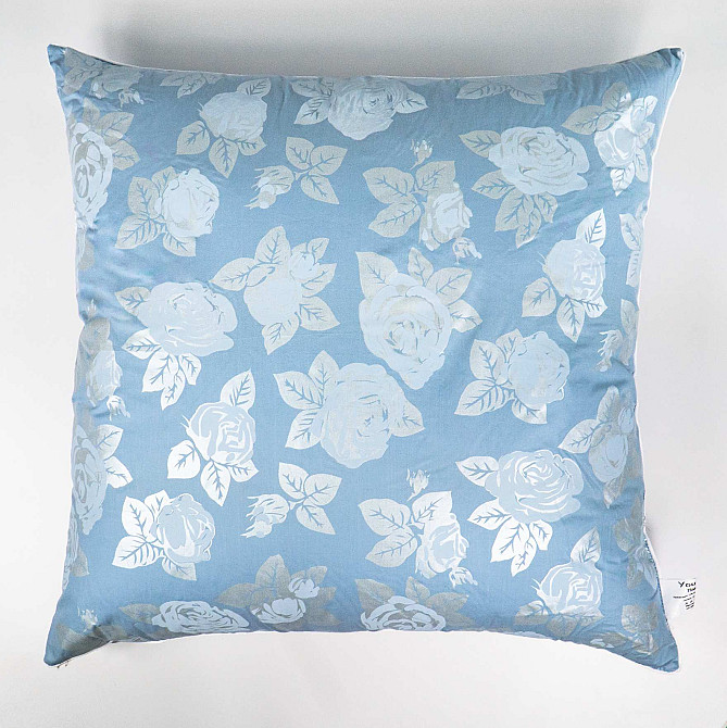 Подушка из Холлофайбера - Синтепух YouStar - упругая 60x60 см (Голубой) Сумы - изображение 2