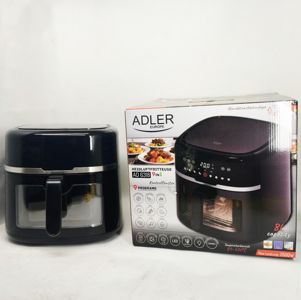 Фритюрница без масла с дисплеем, Аэрогриль-фритюрница с сенсорным экраном, Фритюрницы для дома для кафе NL-17 Львов - изображение 9