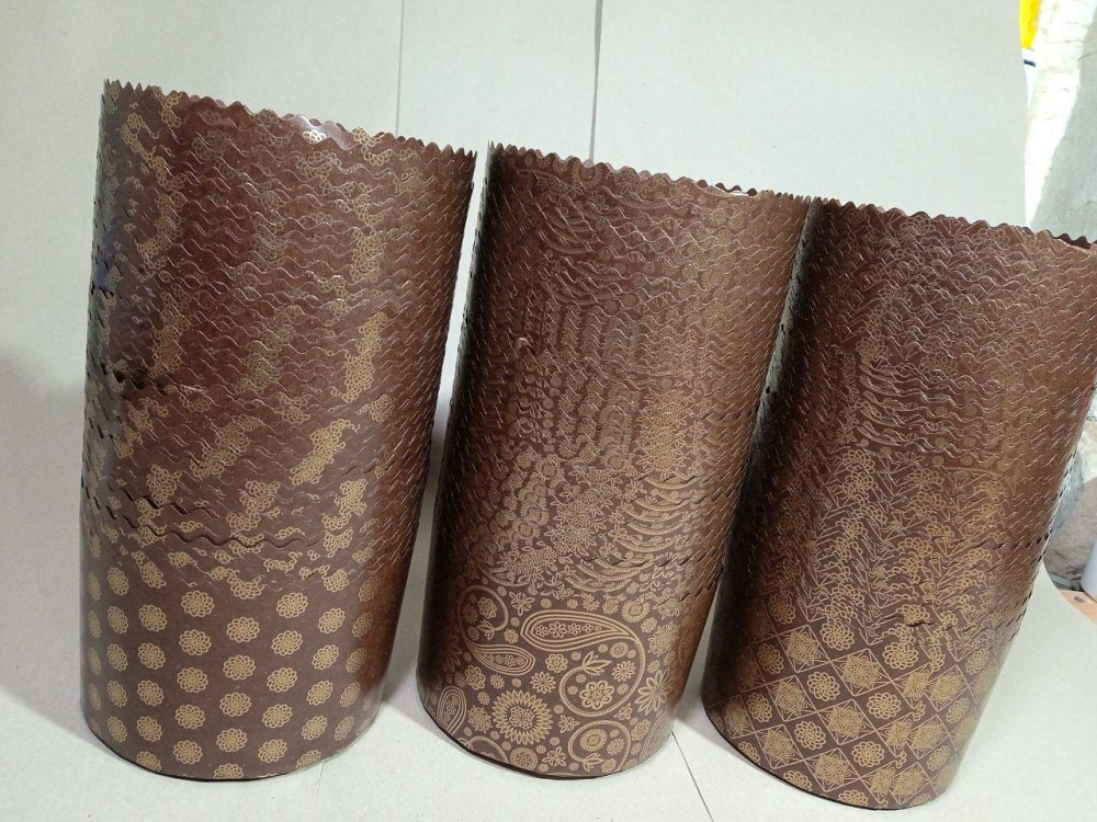 Форми для пасок 400–500 г d130×h85 мм італійські, паперові, 50 шт для великодньої випічки Харків - фото 7