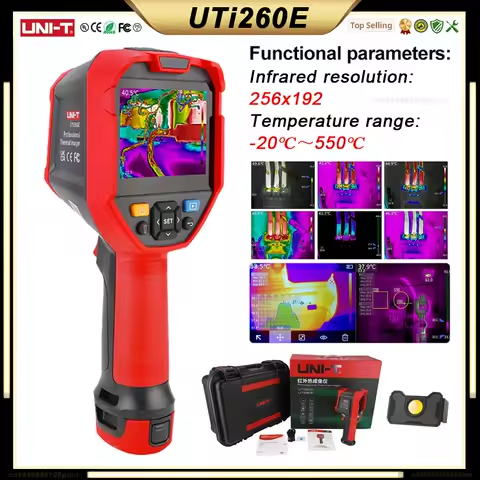 Тепловизор инфракрасный UNI-T UTi260E 256х192 Красный Киев
