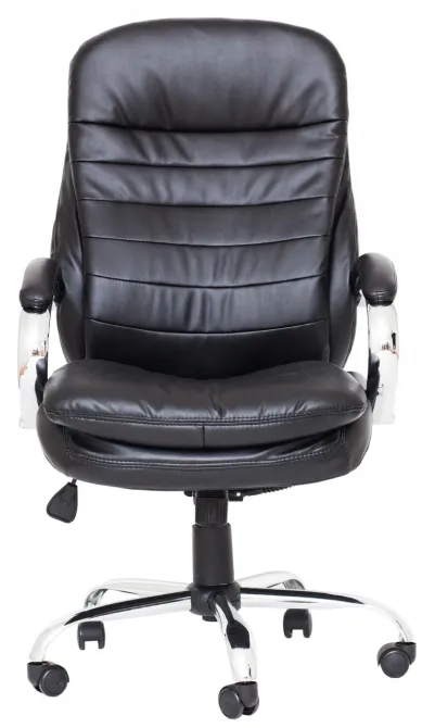 Офісне Крісло Керівника Richman Valencia В Хром М2 AnyFix Чорний Київ - фото 2