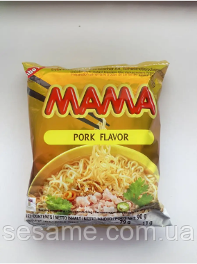 Лапша быстрого приготовления со свининой MAMA 90 г Харьков