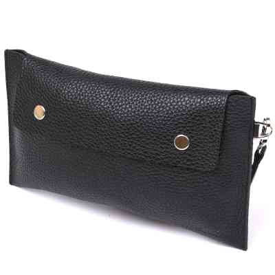 Косметичка Shvigel Кожаная тревел Черная (16416) Винница