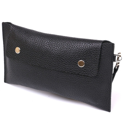 Косметичка Shvigel Кожаная тревел Черная (16416) Винница - изображение 1