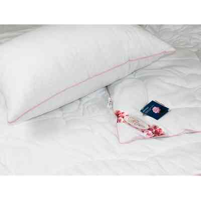 Подушка Руно Rose с волокном розы белая 50х70 см (310.52Rose) Винница