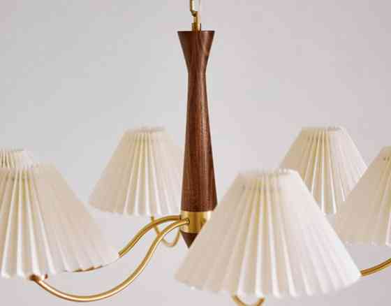 Люстра светодиодная потолочная 6912 Патриция (Золотистый) 6 плафонов Киев