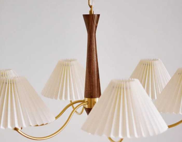 Люстра светодиодная потолочная 6912 Патриция (Золотистый) 6 плафонов Киев - изображение 4