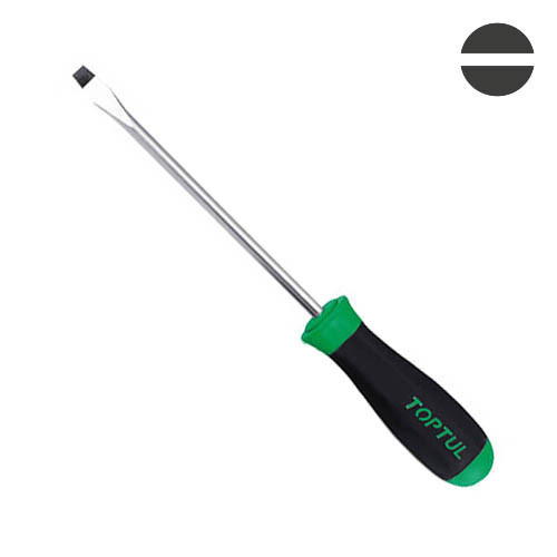 Викрутка плоска шліцьова 6.5x200мм TOPTUL FAAB6E20 Одеса - фото 1