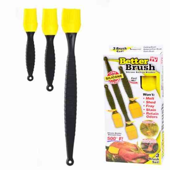 Кисточки силикон 3шт Better brush Винница