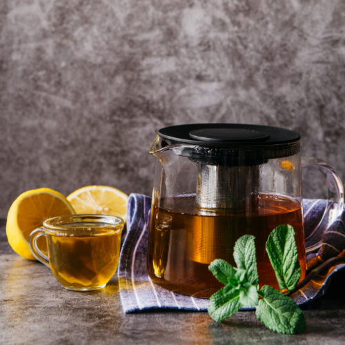 Заварник 600мл зі з'ємним ситечком скло/нержавіюча сталь 0776S KAMILLE Житомир - фото 6