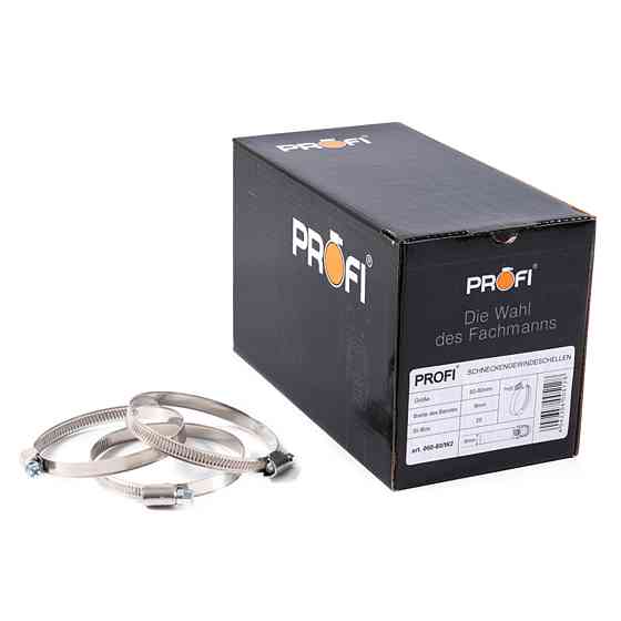 Хомути Profi 60-80/W2, 9мм, 25шт Киев