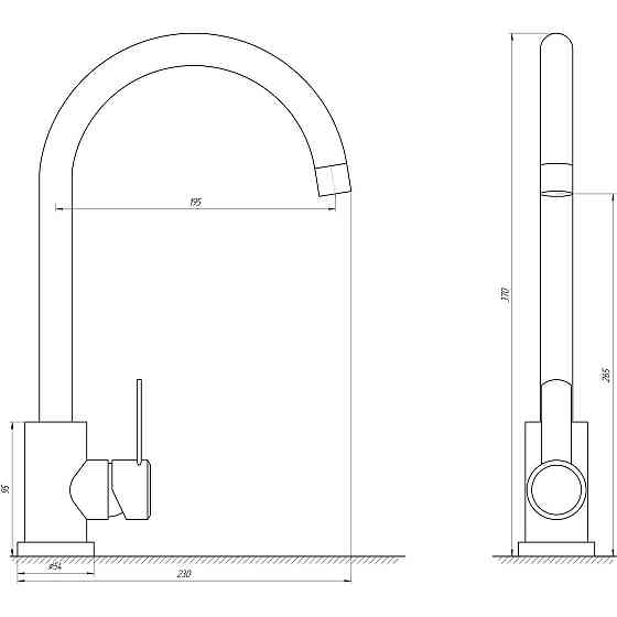 Змішувач для кухні MixMIRA WIEN MS2-203S-BB (000018640) Київ