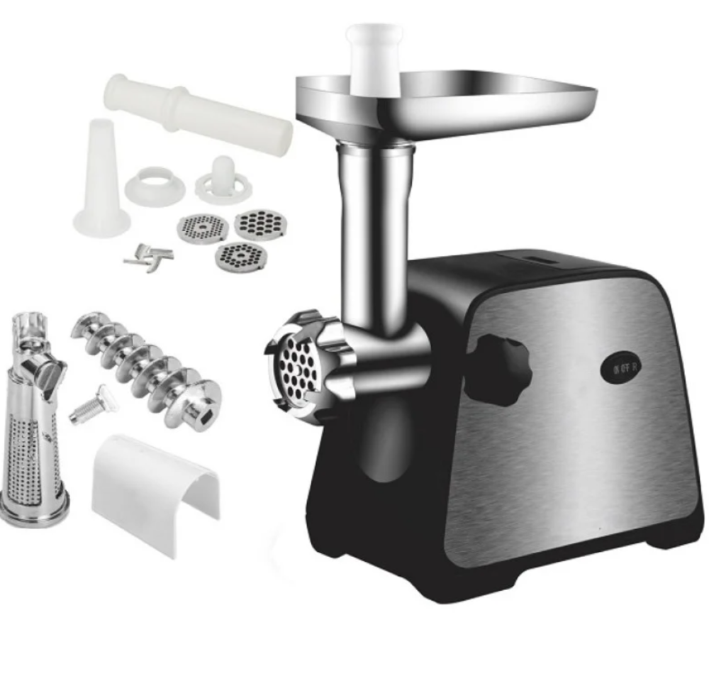 Мясорубка DOMOTEC MS-2026 4500 Вт с реверсом, соковыжималка, насадки для колбас и кеббе Одесса - изображение 1