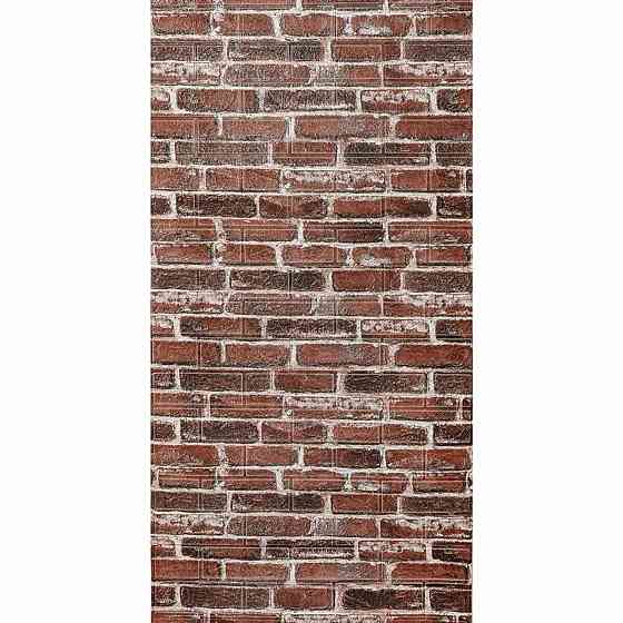 Самоклеющаяся 3D панель 3080x700x3мм Красный Екатеринославский Кирпич SW-00001761 Днепр