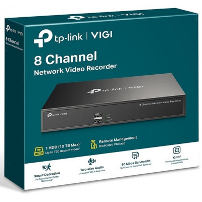 Реєстратор для відеоспостереження TP-Link VIGI NVR1008H (VIGI-NVR1008H) Вінниця - фото 3