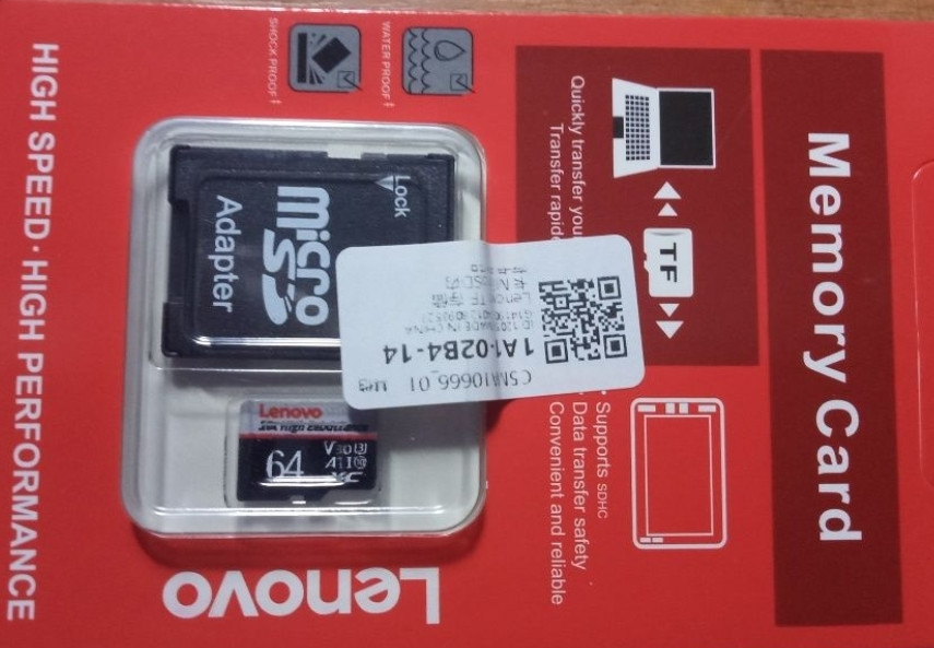 Карта памяти Lenovo 2 Тб микро sd с адаптером. Киев - изображение 3