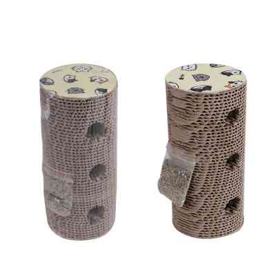 Дряпка (когтеточка) для котов Eastland Бревно с тремя отверстиями 9x20 cм (6970115703193) Винница