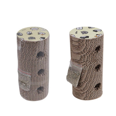 Дряпка (когтеточка) для котов Eastland Бревно с тремя отверстиями 9x20 cм (6970115703193) Винница - изображение 1