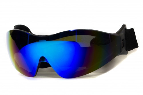 Окуляри захисні з ущільнювачем Global Vision Z-33 (G-Tech™ blue) Anti-Fog, дзеркальні сині Запоріжжя - фото 3