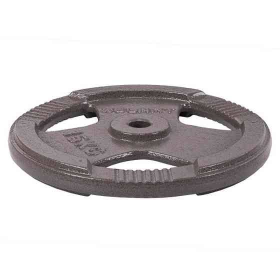 Блин (диск) стальный с хватом 15 кг d-30мм Zelart-7790-15 Киев