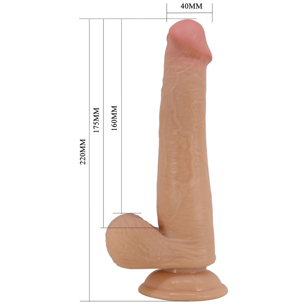 Фаллоимитатор на присоске, с эффектом скользящей кожи LyBaile - Tallen Sliding Skin 8.7”, BW-008117LP Sex Aura Киев - изображение 9