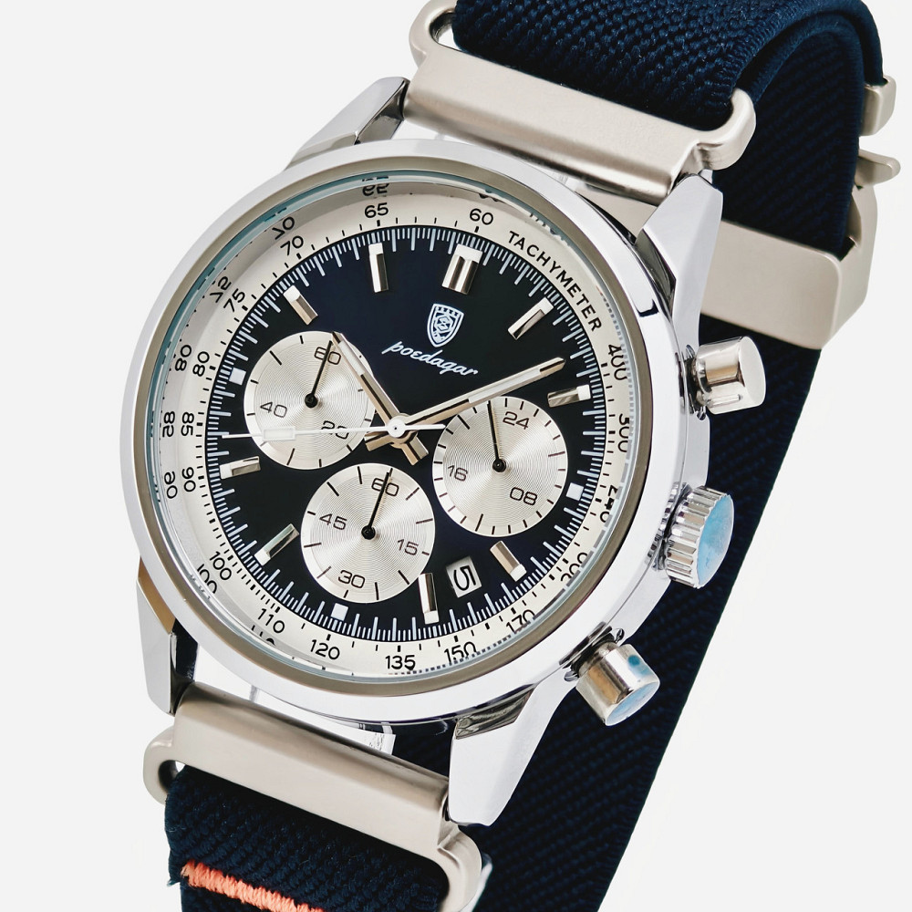 Часы мужские наручные Poedagar Innova Sky Blue (2 ремешка) Киев - изображение 7