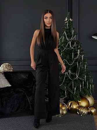 Женский стильный классический комбинезон Плотная качественная костюмка Одесса