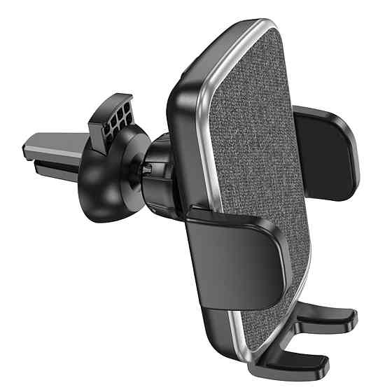 Тримач для мобільного HOCO CA94 Polaris push-type air outlet car holder Black Київ