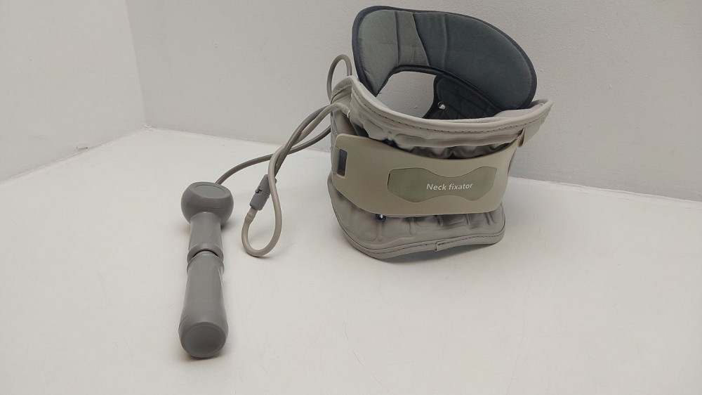 Шийний ортез для декомпресії шиї, вирівнювання хребта та зменшення тиску на міжхребцеві диски з повітряним насосом (товар вживаний) Луцьк - фото 5