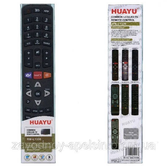 Пульт HUAYU RM-L1330+2 Thomson TCL універсальний (China LED Smart] Одеса - фото 2