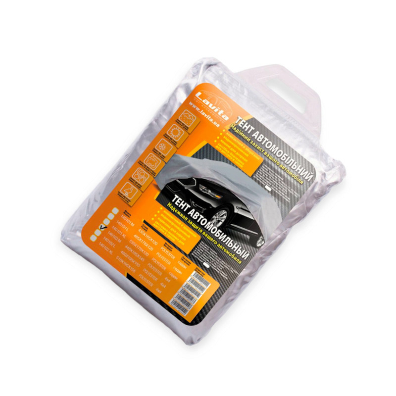 Тент-накидка m 440х185х145 поліестр, кишеня дзеркал, замок джип/мінівен Мукачево - фото 1