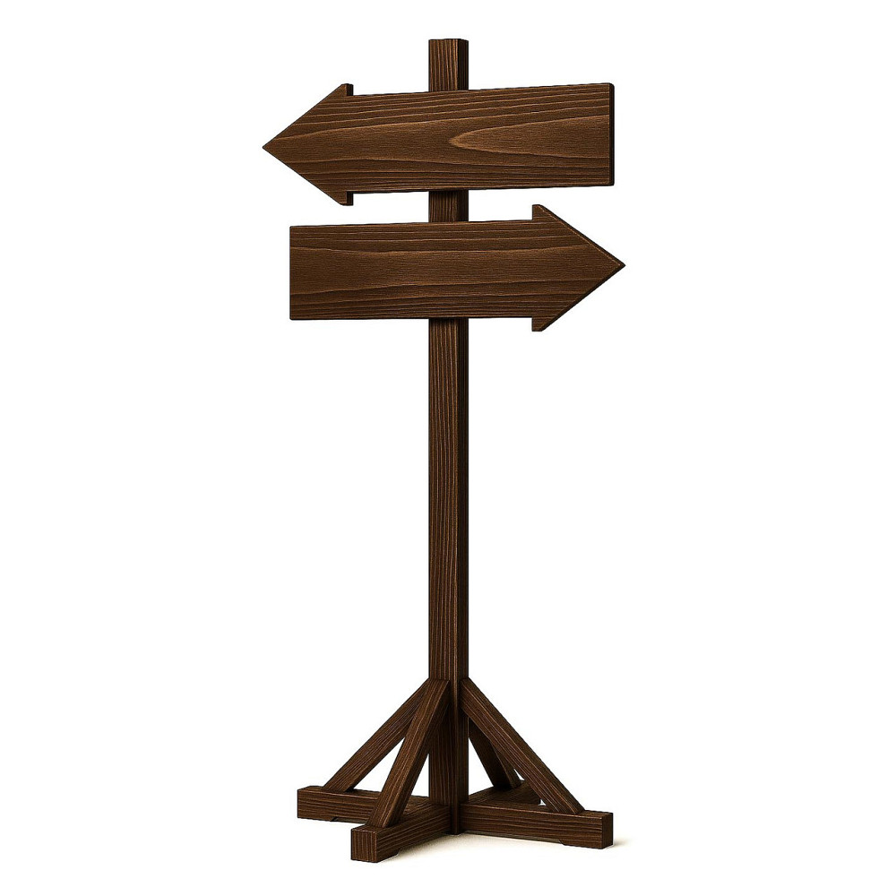 Напольная стрелка-указатель 