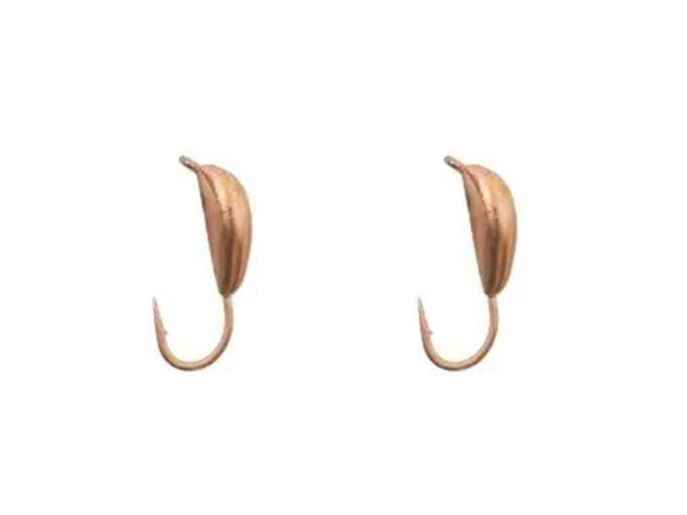 Мормишка вольфрам Банан ризький з вушком 3мм 0,56г copper (2шт/уп) ТМ FISHING ROI Київ - фото 1