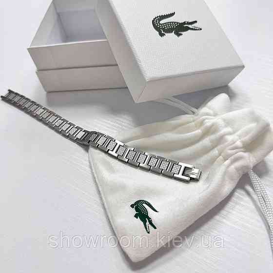 Чоловічий фірмовий браслет Lacoste, Лакоста (40188) Київ