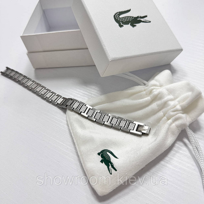 Чоловічий фірмовий браслет Lacoste, Лакоста (40188) Київ - фото 5
