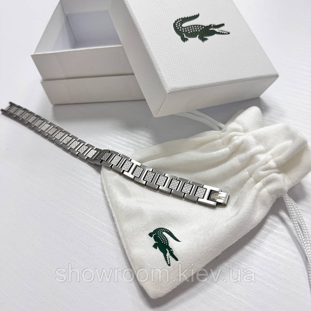Мужской фирменный браслет Lacoste, Лакоста (40188) Киев - изображение 5