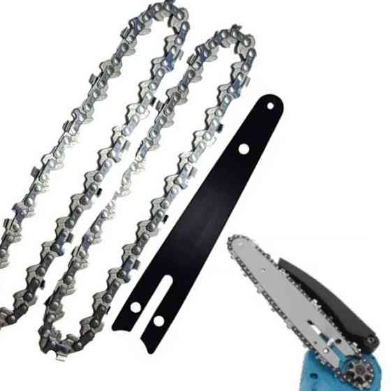 Шина ланцюгова 20см + 2 цепи KRAFFTEC, Шина пила ланцюг для ланцюгових сучкорізів JS-13 Івано-Франківськ