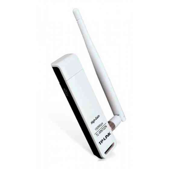Адаптер TP-Link TL-WN722N WRL 150 Мбіт/с USB-адаптер підвищеної потужності (TL-WN722N) Київ